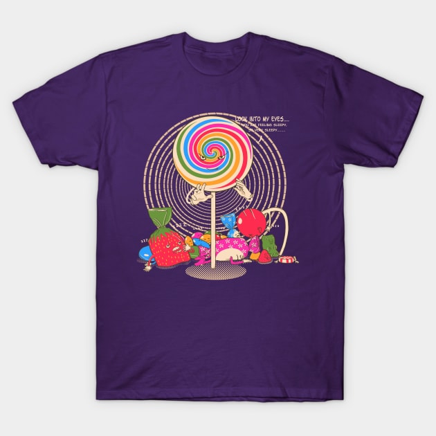 lollipop hypnosis T-Shirt by methlop39